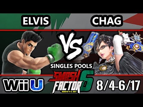 Smash Factor 6 Smash 4 - HY | Chag (Bayonetta) Vs. MPS | Elvis (Little Mac) Smash Wii U