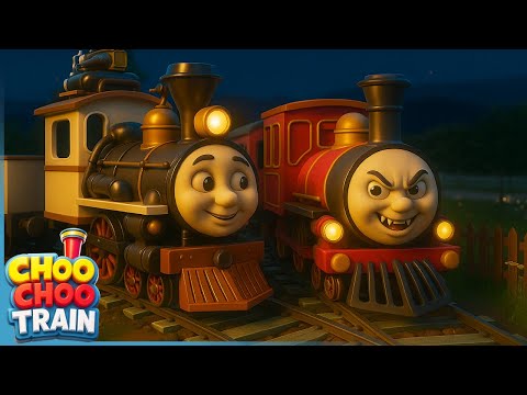 Epic Train Fight! Ghost Train vs Hero Train | Halloween Kids Cartoon