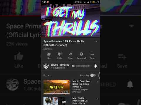 Space Primates ft Elk Elvis - Thrills
