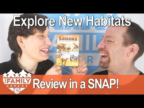 SNAP Review - Ecosystem: Savanna [with The Family Gamers]