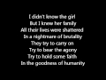 Rush-Nobody's Hero (Lyrics)