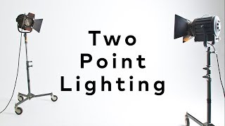 EASY Video LIGHTING with 2 Lights!