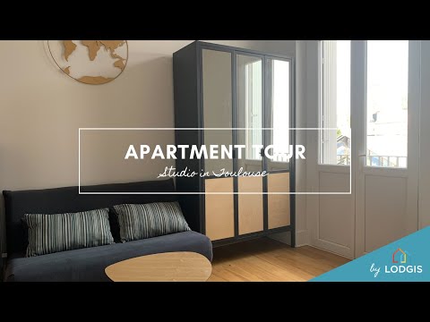 Apartment Tour // Furnished  22.4m2 in Toulouse– Ref : 1T122626