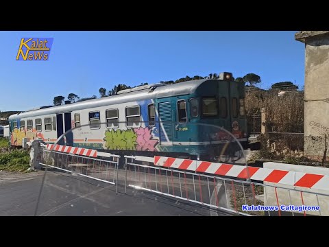 Caltagirone, Trasporti ferroviari   il futuro che avanza. Passaggio a livelli e littorina in tilt