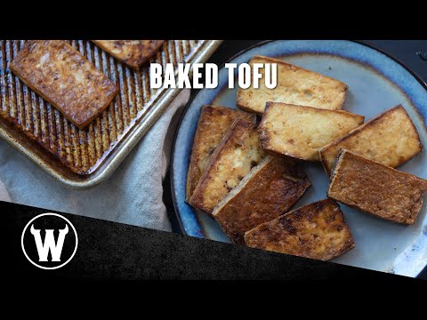 Easy and delicious BAKED Tofu ft Chad Sarno