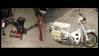 ฮอนด้า c70 Reviving the Honda C 70 motorcycle /honda super cub c90 full restoration