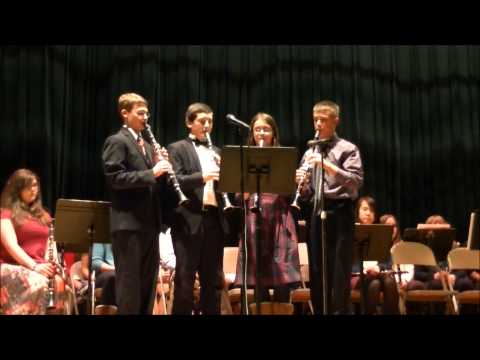 Josh Middle School Band Clarinet Quartet