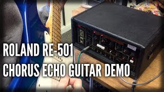 Video thumbnail for Roland RE 501 Chorus Echo Guitar Demo by Soundgas