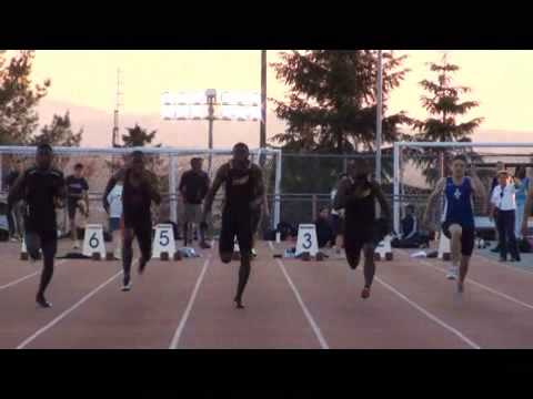 100m homme sélection Jeux du Canada - Stevens Dorcelus 10.75 sec - Sélection équipe du Québec
