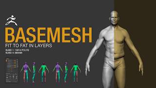 Male Body Basemesh video thumbnail