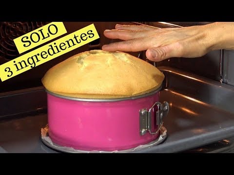 Prepara El Famoso Bizcocho Genovés Con Solo 3 Ingredientes