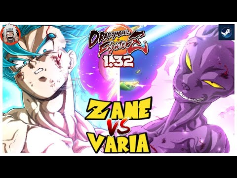 DBFZ Varia vs Zane (GokuSSGSS, TGohan, VegitoSSGSS) Vs (Gotenks, A21LC, Beerus)