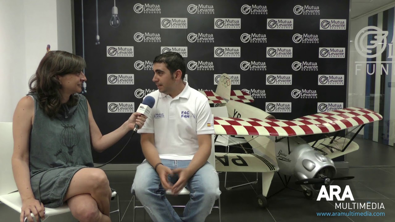  L'alcoià Carlos Escuder i el seu avió competeixen en el mundial F4 d'aeromodelisme a Suïssa