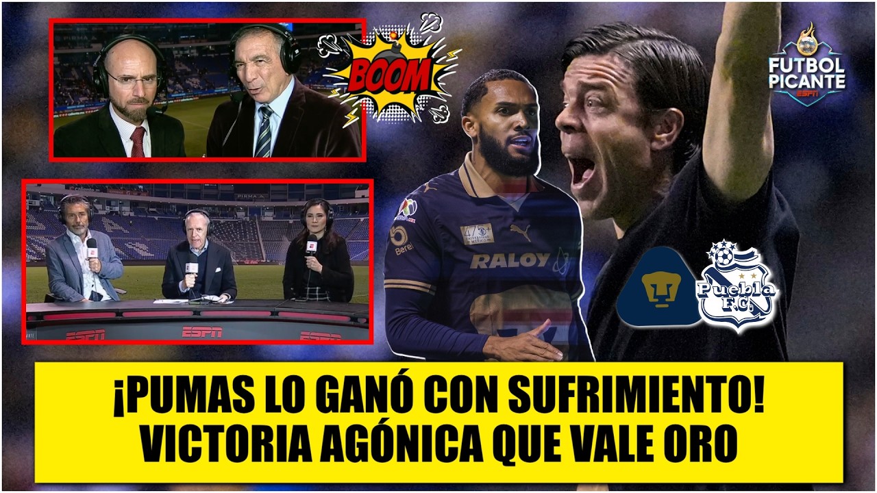 ¡PUMAS HIZO EL MILAGRO! Logró TRIUNFO AGÓNICO vs PUEBLA y se aferra a la LIGUILLA | Futbol Picante