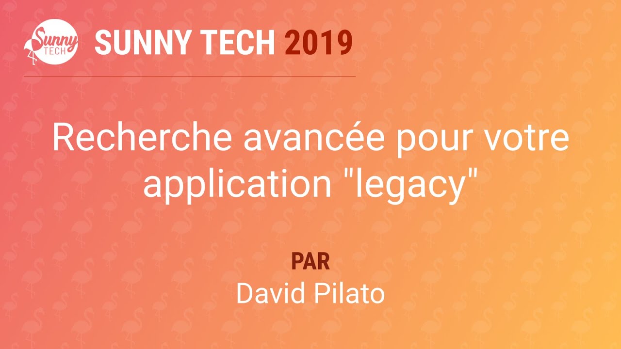 Recherche avancée pour votre application “legacy”