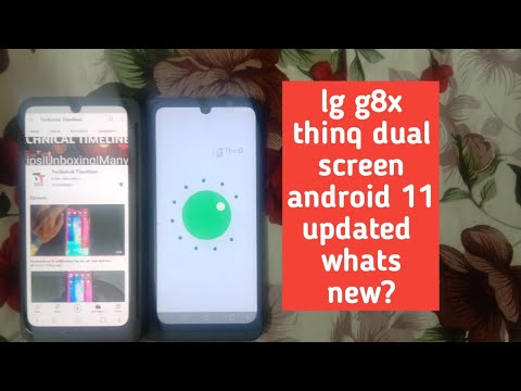 Lg g8x thinq dual screen android 11 updated successfully