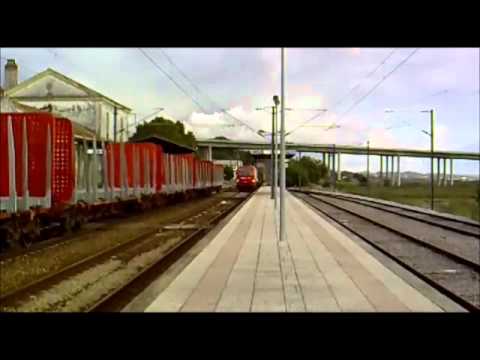 Comboio de Madeira nº 48838 e Comboio de Cimento nº 57637 - Estação da Amieira - PARTE II