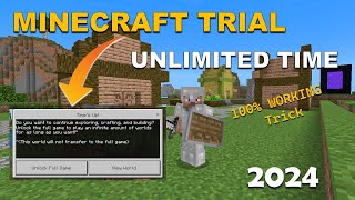 How to Play Minecraft trial Unlimited Time 2024 | Minecraft Trial Unlimited Time Kaise Khele