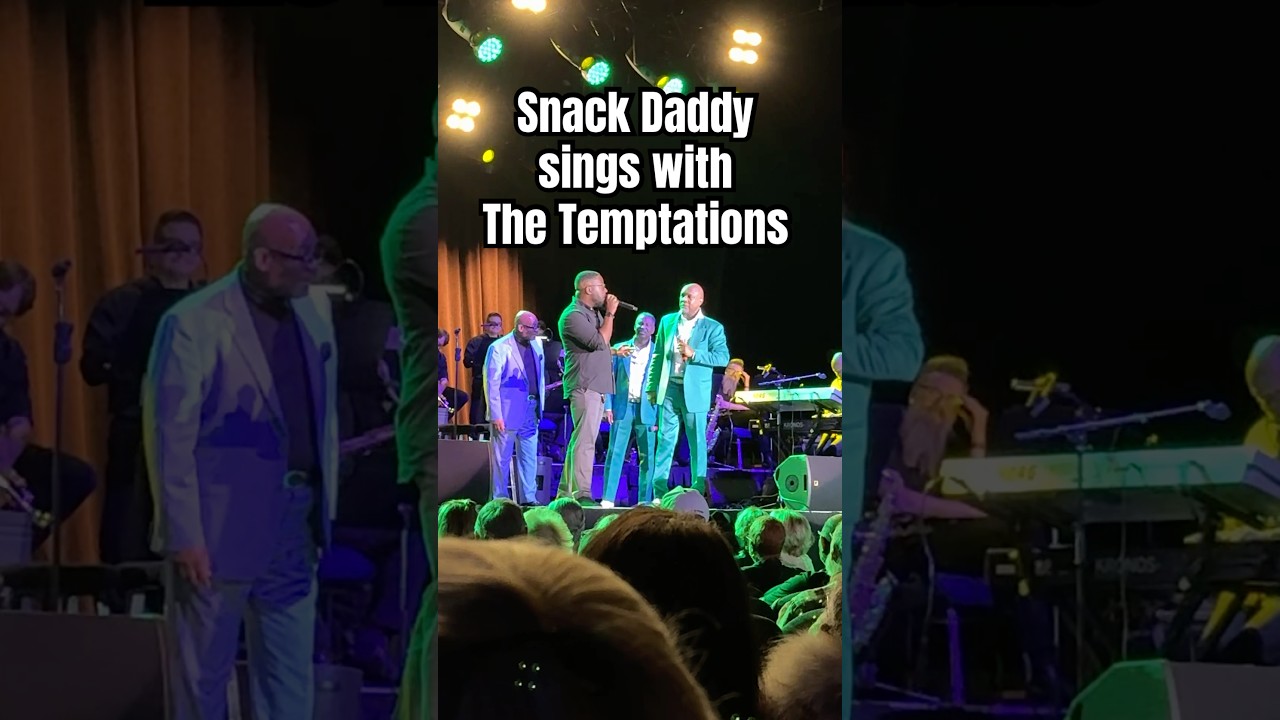 The Temptations invited me on stage to sing 👀 #sidequest #music #basssinger