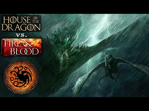 Luke & Arrax vs Aemond & Vhagar - Show vs. Books! House of the dragon - Fire & Blood