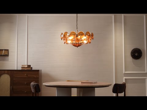 Solaris Disc Glass Chandelier — Radiant Discs video