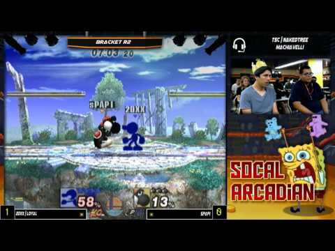 Socal Arcadian 2: Winner's R2- Loyal (Game and Watch) vs sPapi (Yoshi)