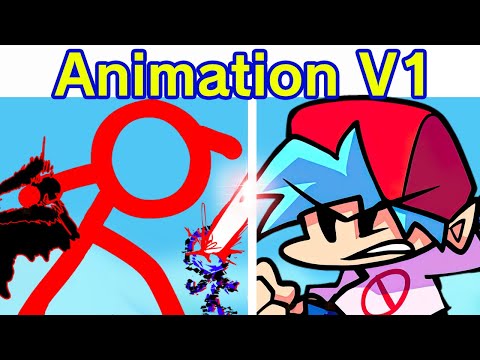 Friday Night Funkin' VS Animation V1 FULL WEEK + Cutscenes (Animation vs. Minecraft vs. FNF Mod)