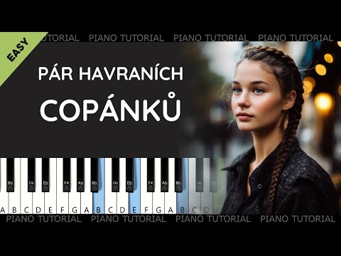 Karel Gott - Pár havraních copánků - Love Me Tender - Elvis Presley (piano tutorial | jak hrát)