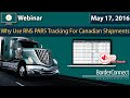 Online Webinar - Why Use RNS PARS Tracking For Canadian Shipments (May 17 2016) Online Webinar - Why Use RNS PARS Tracking For Canadian Shipments (May 17 2016)