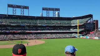 Oracle Park (San Francisco Giants) - View From Section 148/149 SRO (2023 vs Cleveland Guardians)