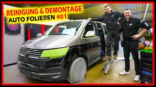 AUTO FOLIEREN #01 | Was ist zu beachten? - Fahrzeugreinigung & Demontage | Home 