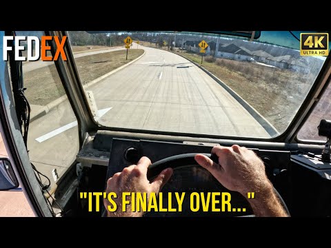 POV: FedEx Delivery Driver | Peak Season Ends (4K 60 FPS)