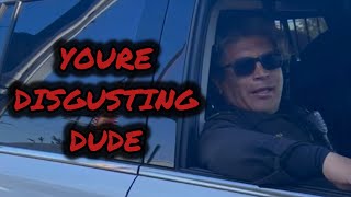 VILE Frauditor HARASSES police AGAIN!
