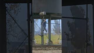 Buster Keaton Water Tower Stunt in 1924