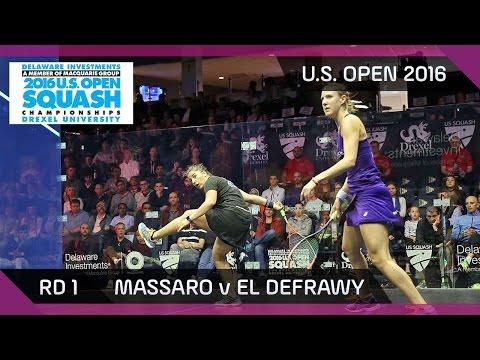 Squash: Massaro v El Defrawy - U.S. Open 2016 - Rd 1 Highlights