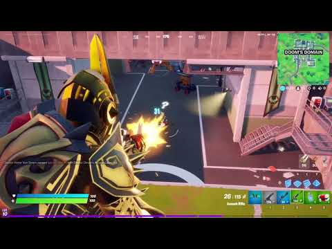 Eliminate Doctor Doom at Doom's Domain - Chapter 2 Season 4 Week 1 Challenges - Fortnite