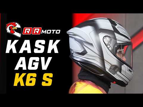 AGV K6 S _ kask motocyklowy integralny z certyfikatem ECE 22.06 i sportowym designem