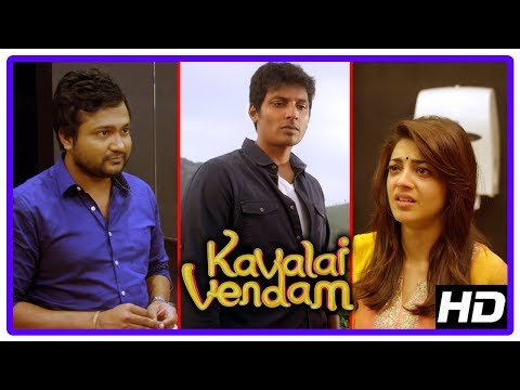 Kavalai Vendam Climax Scene | Jiiva and Kajal Aggarwal unite | End Credits | Bobby Simha