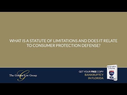 What is a statute of limitations and does it relate to consumer protection defense?