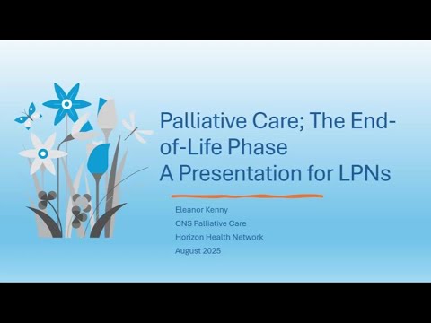 Palliative Care - Eleanor Kenny