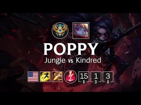 Poppy Jungle vs Kindred - NA Challenger Patch 8.14