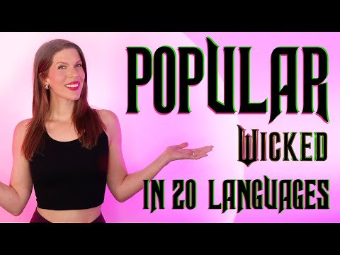 1 GIRL 20 LANGUAGES - Popular - Wicked (Multilanguage Cover)