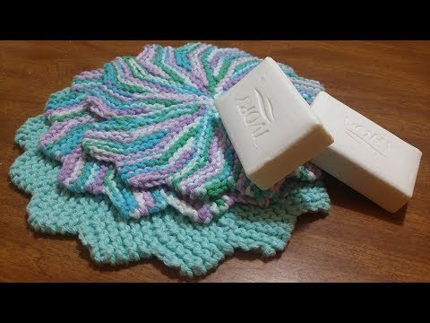 棒針杯墊／抹布教學