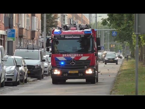Tankautospuit Baan 17-0631 en Mijnsherenlaan 17-3431 met spoed naar Meldingen in Rotterdam