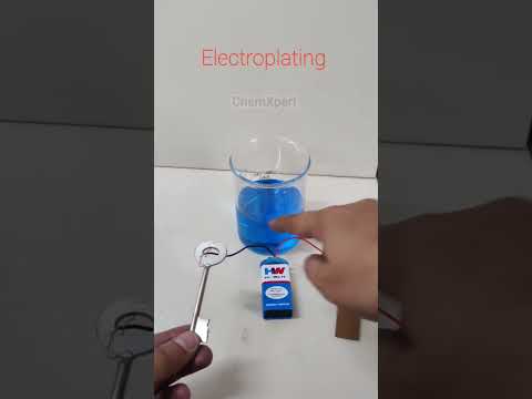 Electroplating of Key| Copper sulphate electrolysis| Chemical Effect of Electric current