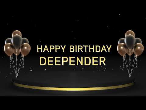 Wish you a very Happy Birthday Deepender