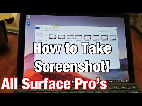 All Surface Pros: How to Take a Screenshot (Print Screen, Screen Capture)