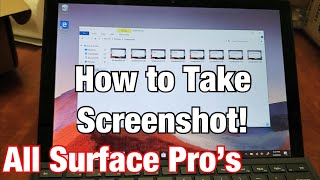 All Surface Pros: How to Take a Screenshot (Print Screen, Screen Captu