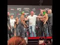 Gilbert Burns and Khamzat Chimaev face off ? #UFC273 | #shorts