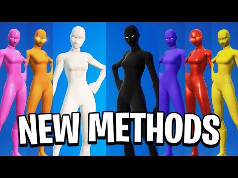 How To Get All White And Black Superhero Skins In Fortnite! (UPDATED 2024)